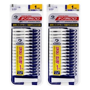  덴탈프로 치간칫솔 1단계 15개입 SSS(0.7mm) X 2개