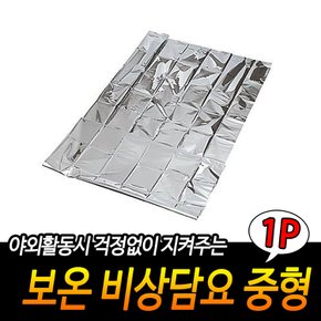 겨울철등산 비상상황용 비상담요 중형