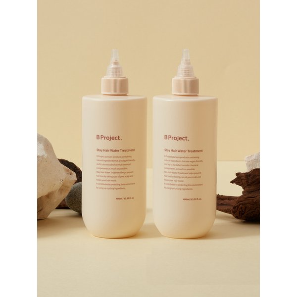 [2개세트] 비건 스테이 헤어 워터 트리트먼트 400ml (탈모증상완화기능성)