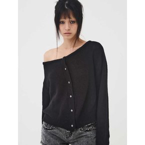 Sasha Wool Cardigan Black