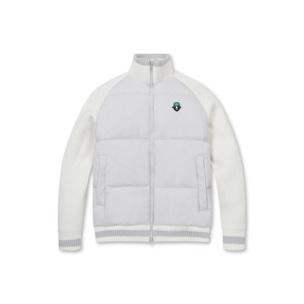 (MEN) Knit Hybrid Full Zip Jumper(Grey)_G4UAW24831GYX