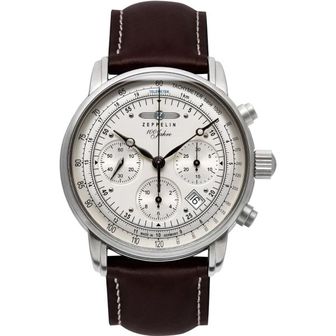  독일 제플린 시계 1811579 Zeppelin Mens 워치 100 Years Automatic 86181 스트랩.