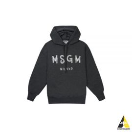 MSGM 엠에스지엠 로고 프린팅 후드 티셔츠 (3341MDM515M 227797 98)