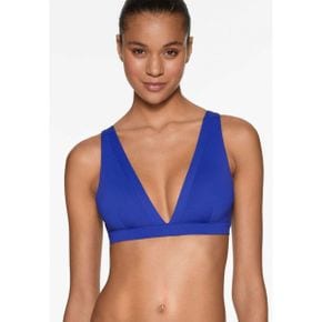 5175784 OYSHO HALTERNECK - Bikini top blue