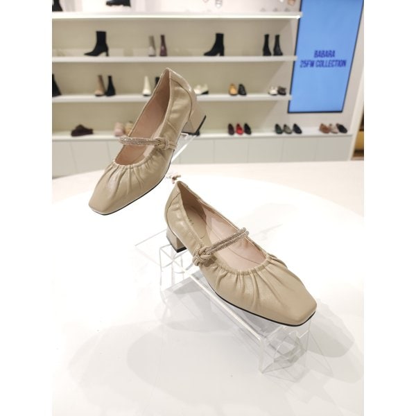 [부산점] [바바라] 4cm 큐빅 펌프스 BBJ120