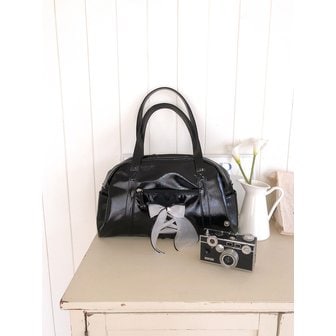 오부니 [단독]Daily ribbon gym bag_enamel black