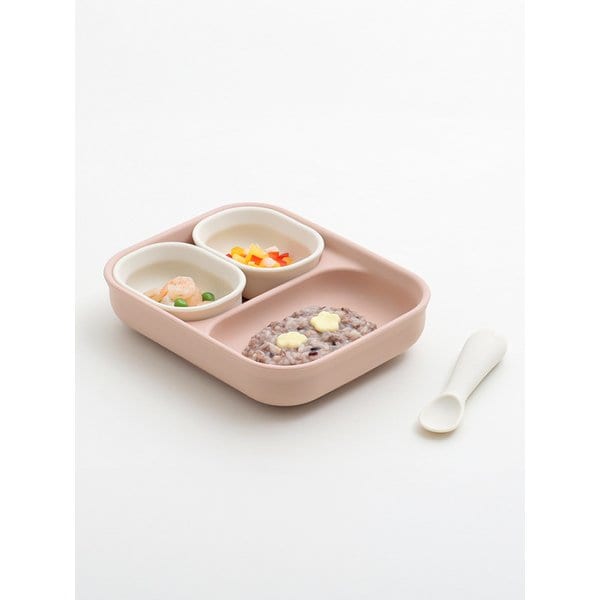 1.2.3 유아 실리콘 흡착식판 2구 식판