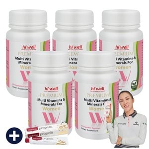 하이웰 여성 멀티 비타민 미네랄 60캡슐 5개 뉴질랜드 여자 종합 비타민 영양제 식물성 캡슐