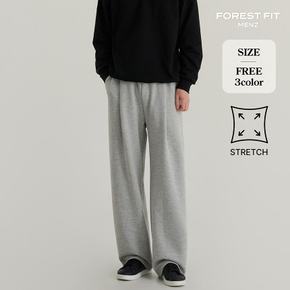 남자 와이드 핀턱 밴딩 트레이닝 바지 (MP2620)