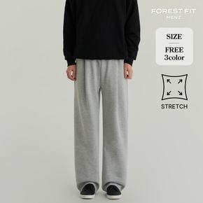 남자 와이드 핀턱 밴딩 트레이닝 바지 (MP2620)