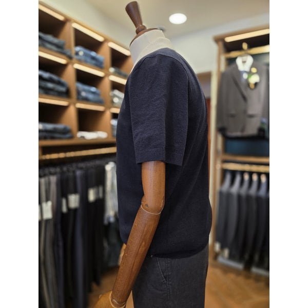 [여주점] 남성 워셔블 칼라 배색 폴로넥 스웨터 BRWAM26531NYX GYX