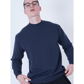 Heavy Basic Half-Neck (Navy)