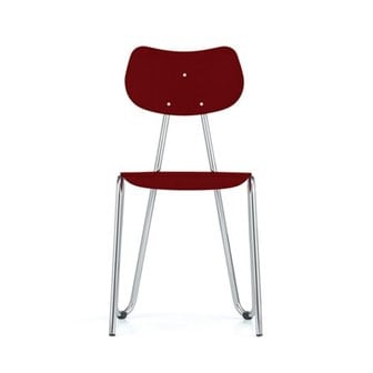 엘엔씨스텐달 [이노메싸/L&C stendal] Arno 417 Chair Red / Chrome 레드 / 크롬