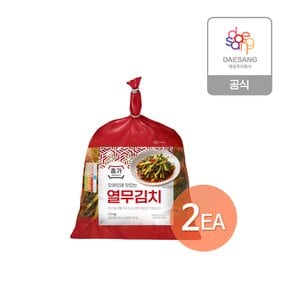 종가 열무김치 1.5kg(비닐) x 2개