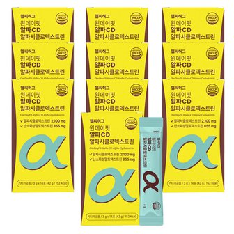  원데이핏 알파CD 알파시클로덱스트린 10박스(140포)