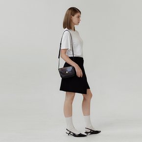 Classic Square Cow leather mini Bag _RE23GLCSBK