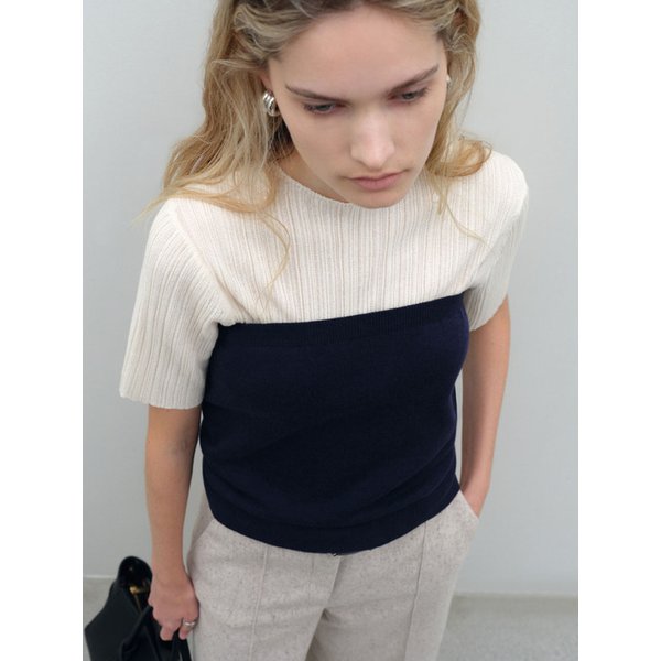 홀가 뷔스티에_네이비