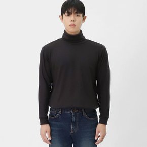 남자 데일리 간절기 반집업 후리스 터틀넥 스트레치 기모 티셔츠 WS204