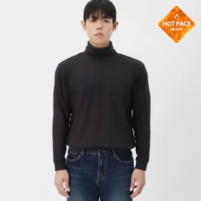 남자 데일리 간절기 반집업 후리스 터틀넥 스트레치 기모 티셔츠 WS204