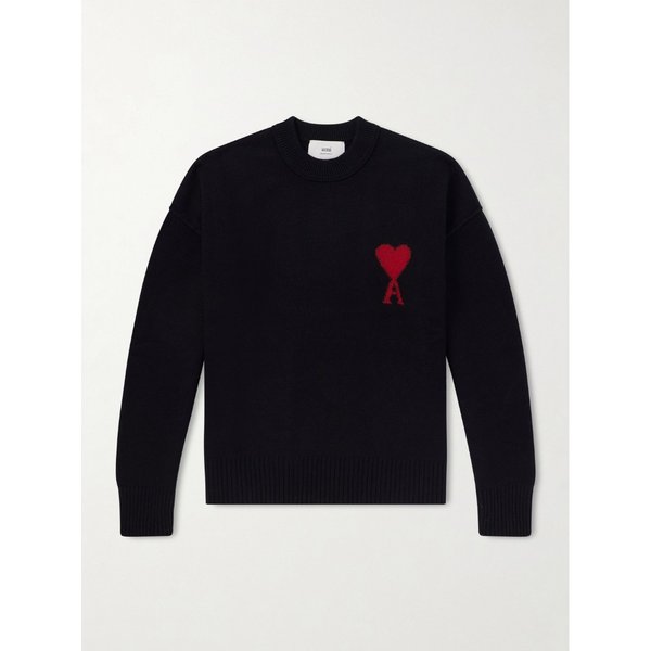 로고 인타르시아 버진 울 스웨터 1647597340282870