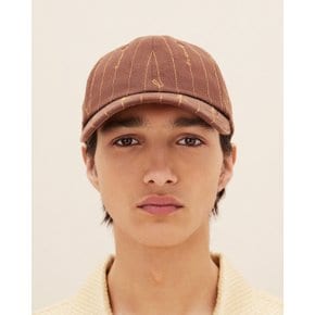 RAFFIA La casquette Signature 라 카스케트 시그니처 캡모자 브라운