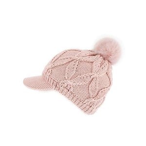 펄튼 [Dents]Metallic Cable Knit Baker Boy Hat/ 2 Colours / 여성니트모자 / 3-3285