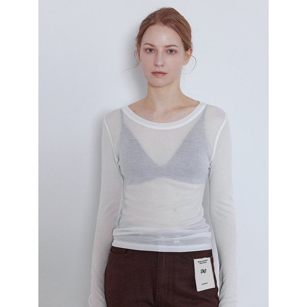 FLOWY TENCEL LAYERED T-SHIRT_N6STS0371