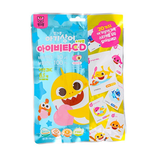 아기상어 아이비타CD+아연 30정