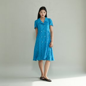 Molies Vintage Dress - Silky Blue