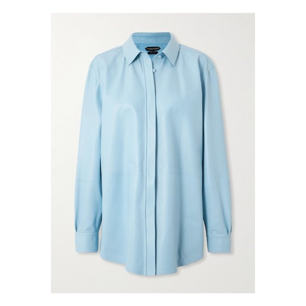 가죽 셔츠 라이트 블루 46376663162910017