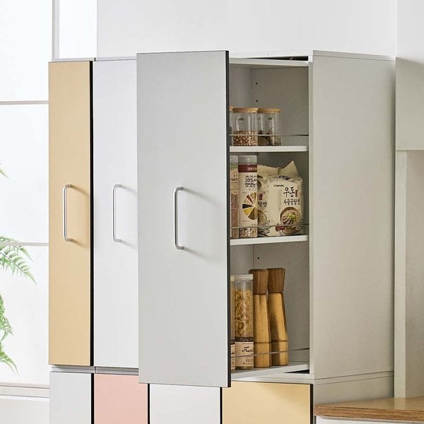 보루네오 엘리브 라인 300 높은 슬라이딩 틈새 수납장 일반형 bk282