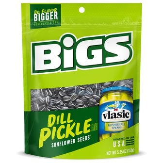  빅스  빅스  Vlasic  딜  피클  해바라기  씨  5.35oz.  가방