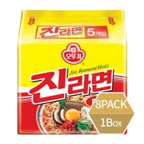 오뚜기 진라면 매운맛 멀티팩 600gx8개1BOX