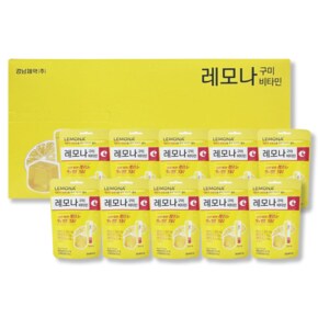 레모나 구미 씹어먹는 비타민C 비타민B 젤리 아이 어린이 간식 43g 10봉 TS