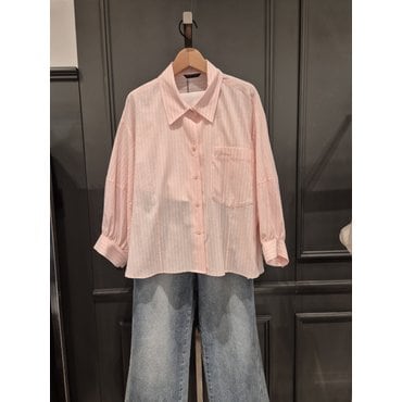 시슬리 포켓 스트라이프 블라우스  SAWS83531