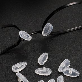 실리콘 코패드 미끄럼 방지 코받침 1set 안경 안경코받침 교체 에어 뿔테 실리콘코받침 수리