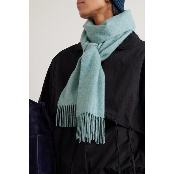 존스톤스 오브 엘긴 프린지 캐시미어 스카프 46376663162952778