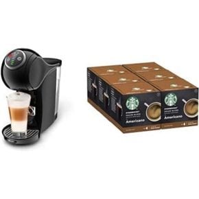 영국 드롱기 커피머신 DeLonghi Nescafe Dolce Gusto Genio S Plus 블랙 72 Starbucks Americano