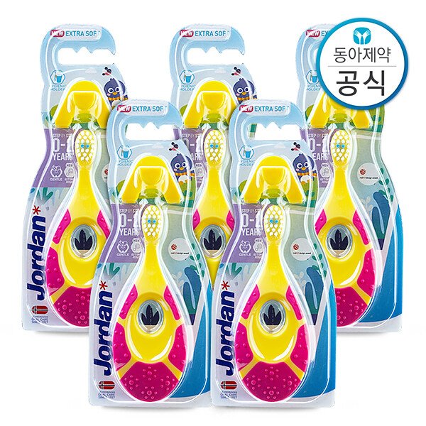 유아칫솔 또는 어린이칫솔 스텝 1-4단계 5개