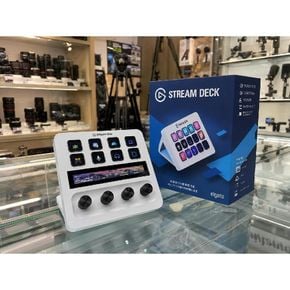 엘가토 스트림 덱 Stream Deck + 화이트  LCD 키 다이얼 터치 스트립 컨트롤러