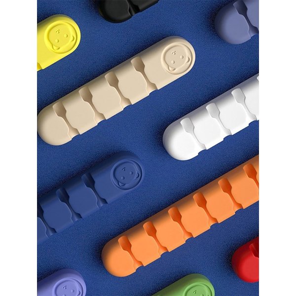 전선 고정 6구 컴퓨터 책상 케이블 선 정리 홀더