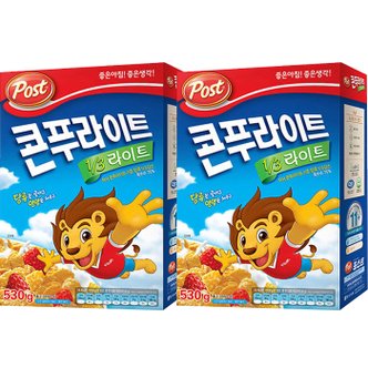 동서 포스트 콘푸라이트1/3슈거라이트 530g X 2개