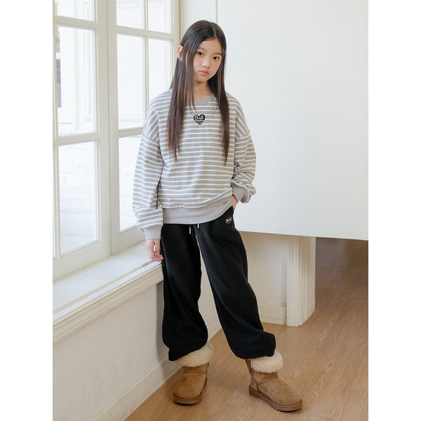 소프트 이지 풀온 후리스 팬츠(블랙)