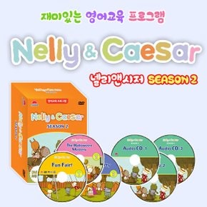 [유아 영어교육] Nelly&Caesar 영어 DVD-Season2 (DVD3장+오디오CD3장)