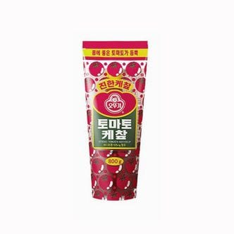 제이큐 요리소스 오뚜기 토마토 케찹 800 G 튜브형 12EA  1BOX