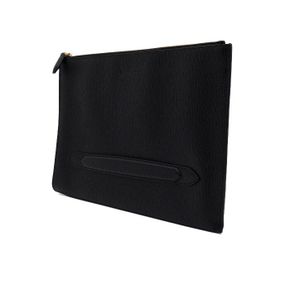 페라가모 블랙 레더 리바이벌 남성 클러치백 사이즈 35.5cm 156506296