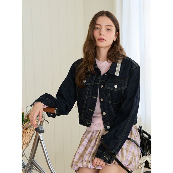ANNE`S GLOW DENIM JACKET_INDIGO
