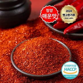 24년 태양초 국산 햇 고춧가루 청양 매운맛 500g (굵은입자)