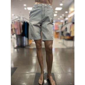 공용 스트라이프 밴딩 데님 반바지  JO2DPU853