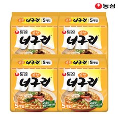 농심 순한너구리 120g x 20봉